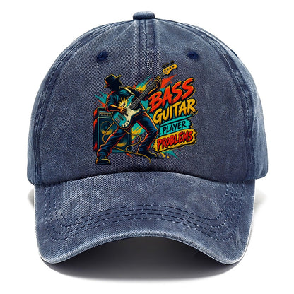 Bass Guitar Player Problems Music Instruments Classic Cap – Twilight Navy