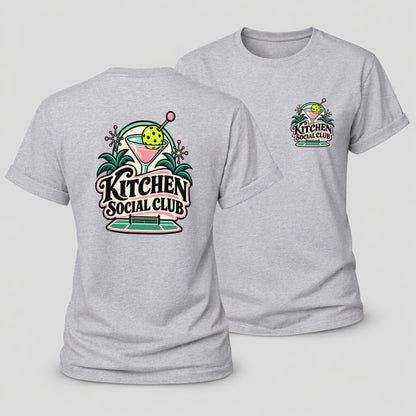 Kitchen Social Club Pickleball Life Women's Cotton T-Shirt – Sport Grey