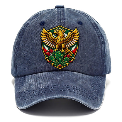 Mexico Minimal Emblem Country Logos Classic Cap – Twilight Navy