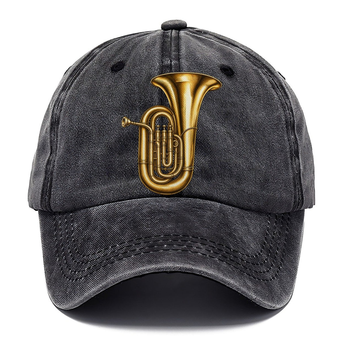 Tuba Warm Brass Curl Pastimes Companions Classic Cap – Graphite