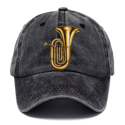 Tuba Warm Brass Curl Pastimes Companions Classic Cap – Graphite