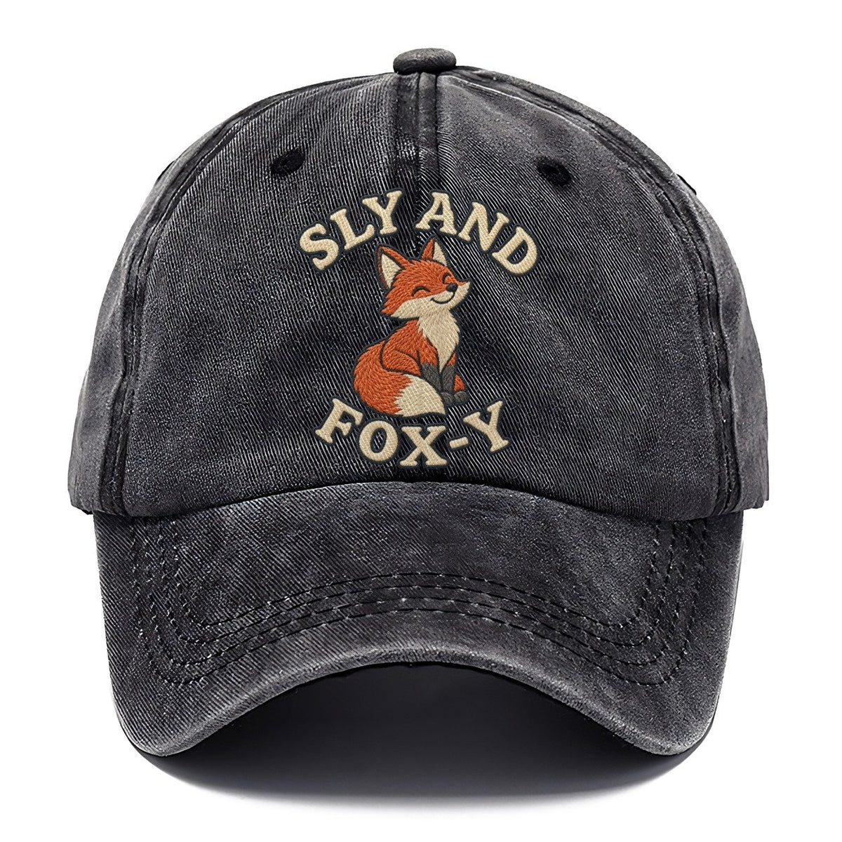Fox Animal Puns Classic Cap – Graphite
