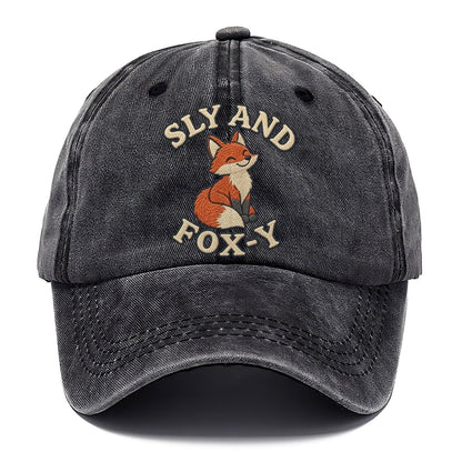 Fox Animal Puns Classic Cap – Graphite