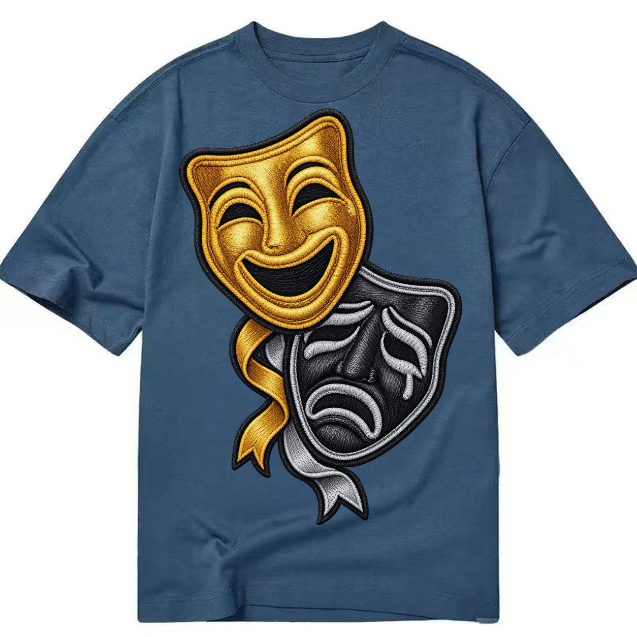 Broadway Masks Classic T-shirt – Twilight Navy