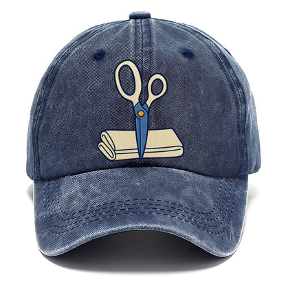 Fabric Shears Study Sewing And Quilting Classic Cap – Twilight Navy
