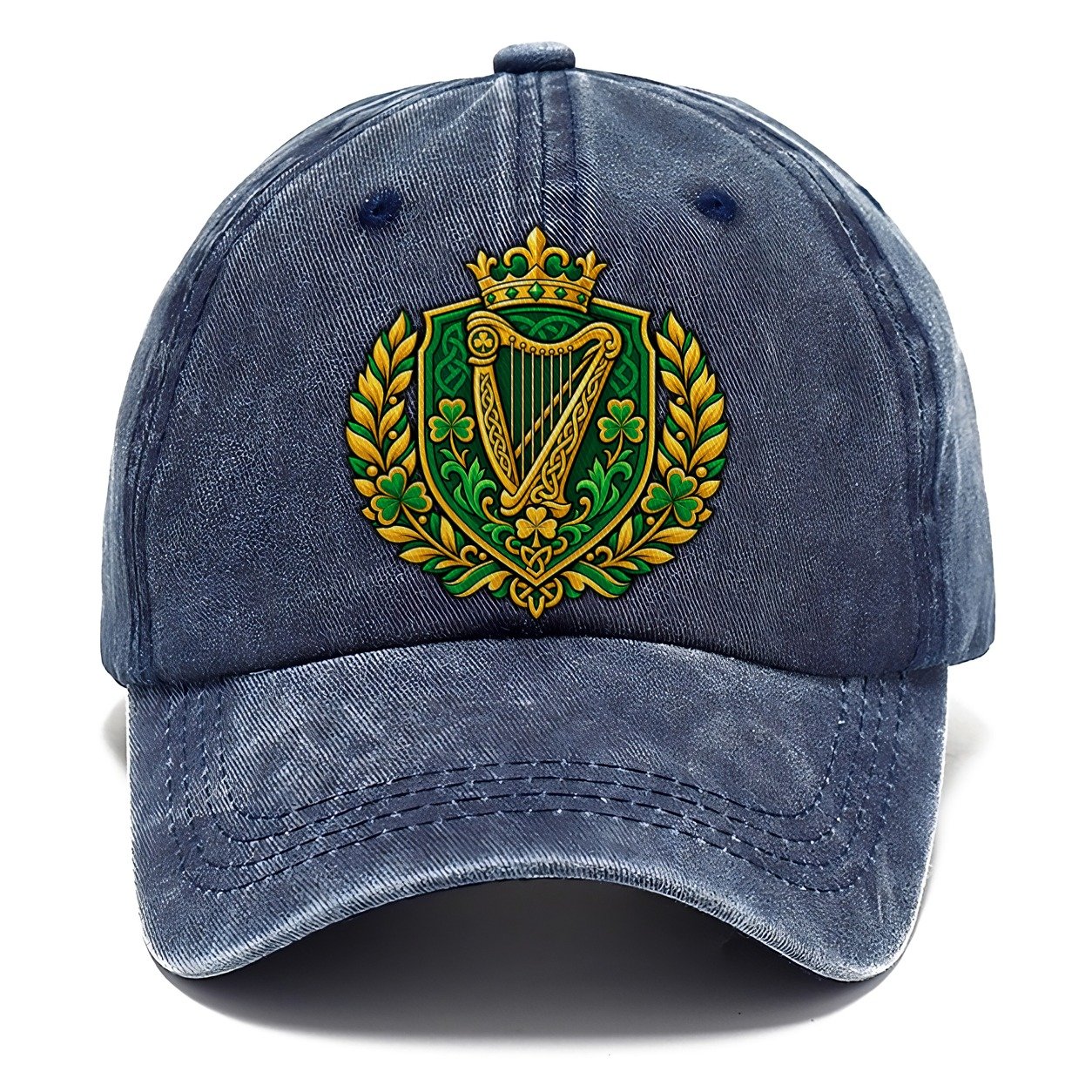 Ireland Heraldic Crest Country Logos Classic Cap – Twilight Navy