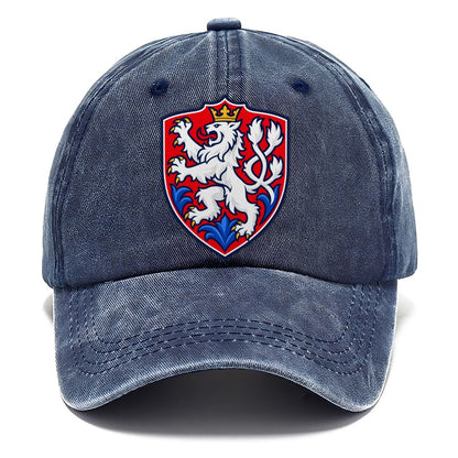 Czech Republic Minimal Emblem Country Logos Classic Cap – Twilight Navy