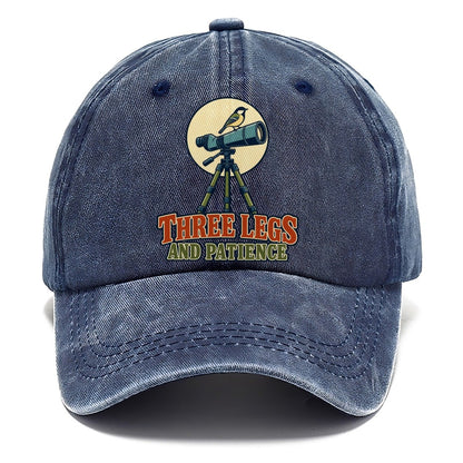 Three Legs And Patience Birdwatching Classic Cap – Twilight Navy