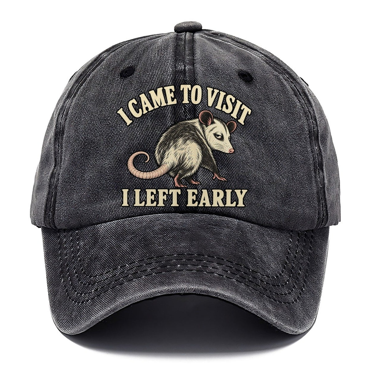 Opossum Quiet Exit Everyday Originals Classic Cap – Graphite