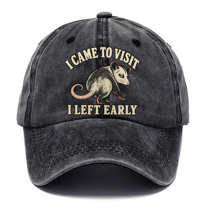 Opossum Quiet Exit Everyday Originals Classic Cap – Graphite
