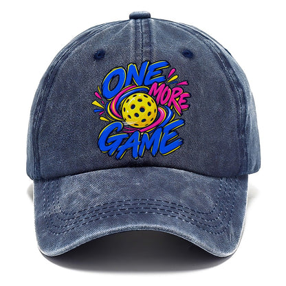 One More Game Pickleball Life Classic Cap – Twilight Navy
