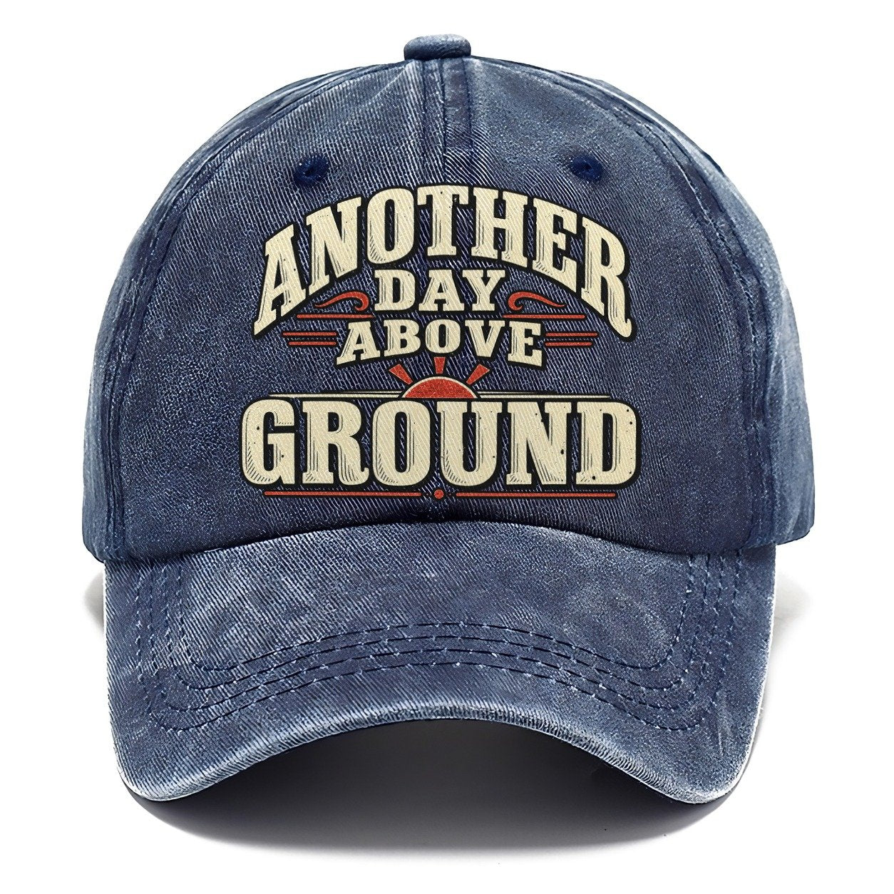 Another Day Above Ground American Wit Classic Cap – Twilight Navy