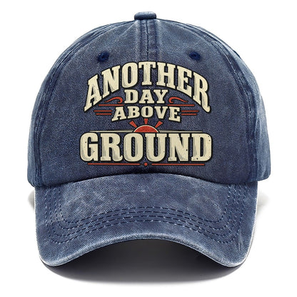 Another Day Above Ground American Wit Classic Cap – Twilight Navy