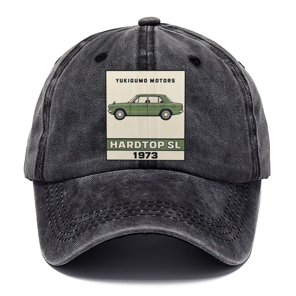 Yukigumo Hardtop Showa Speed Plates Classic Cap – Graphite