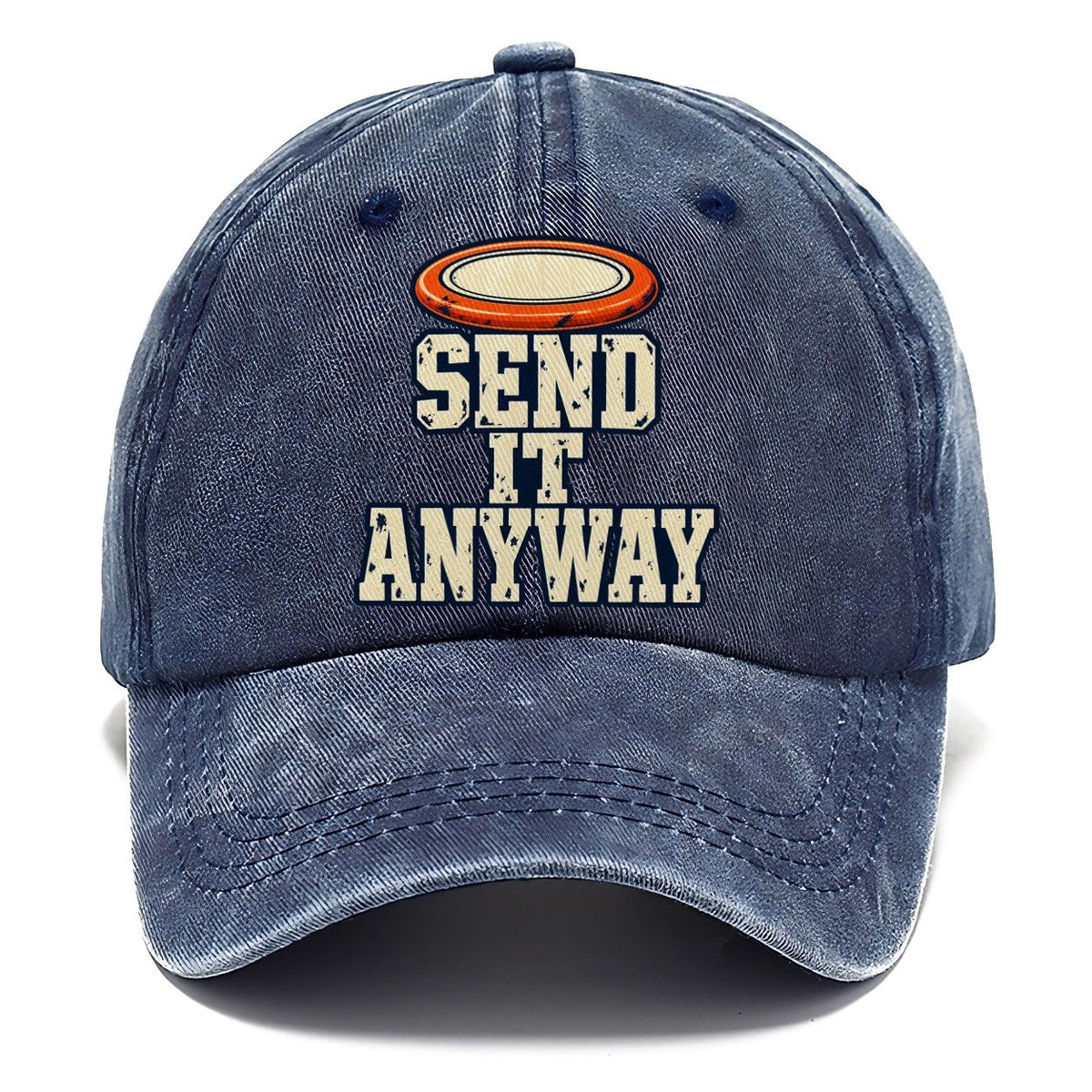 Send It Anyway Disc Golf Classic Cap – Twilight Navy