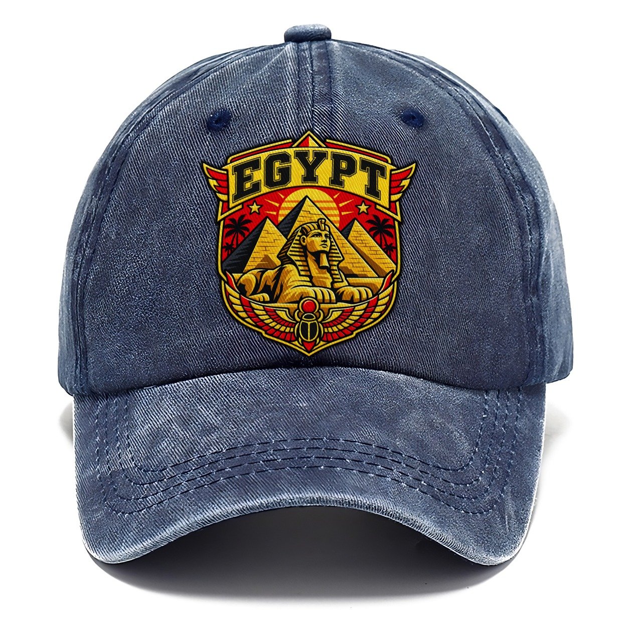 Egypt Retro Badge Country Logos Classic Cap – Twilight Navy
