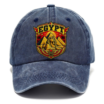 Egypt Retro Badge Country Logos Classic Cap – Twilight Navy