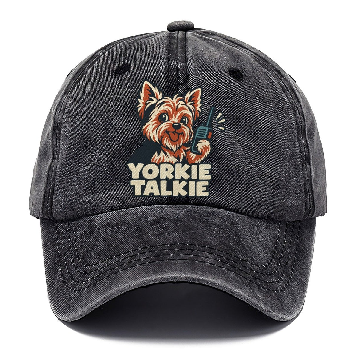 Yorkie Talkie Familiar Punchlines Classic Cap – Graphite