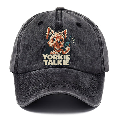 Yorkie Talkie Familiar Punchlines Classic Cap – Graphite