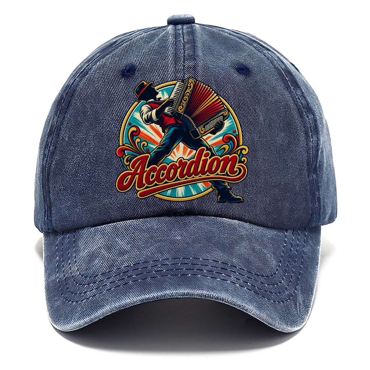 Accordion Crest Music Instruments Classic Cap – Twilight Navy