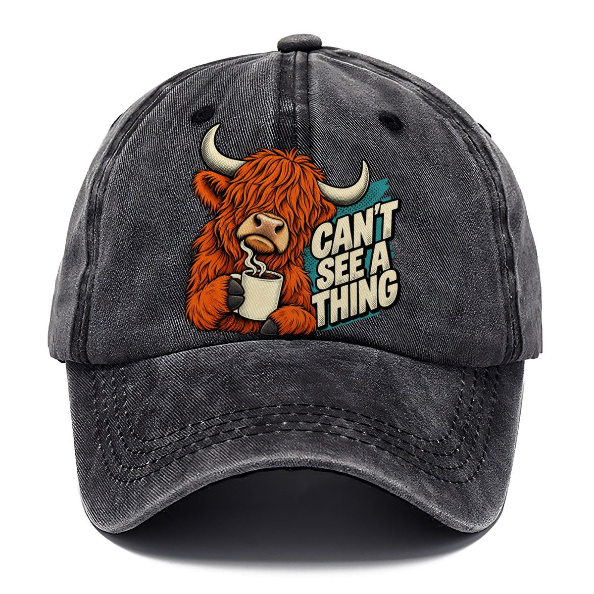 Can't See A Thing Cow Classic Cap – Graphite