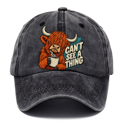 Can't See A Thing Cow Classic Cap – Graphite