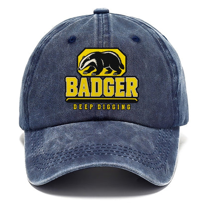 Badger Deep Digging Heavy Duty Classic Cap – Twilight Navy