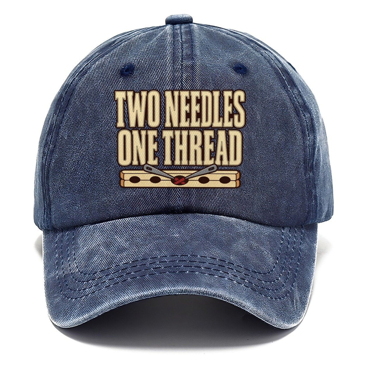 Two Needles One Thread Leathercraft Classic Cap – Twilight Navy