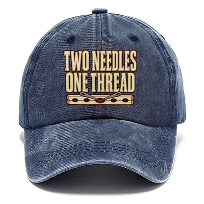Two Needles One Thread Leathercraft Classic Cap – Twilight Navy