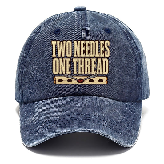 Two Needles One Thread Leathercraft Classic Cap – Twilight Navy