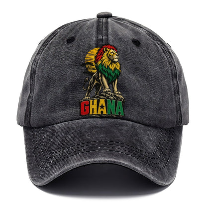 Ghana Lion Sunset Classic Cap – Graphite