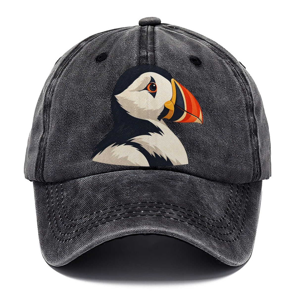Puffin Portrait Classic Cap – Graphite