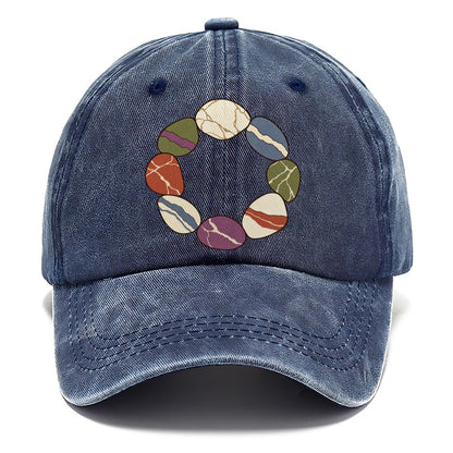 Tumbled Stone Colour Wheel Rocks And Minerals Classic Cap – Twilight Navy