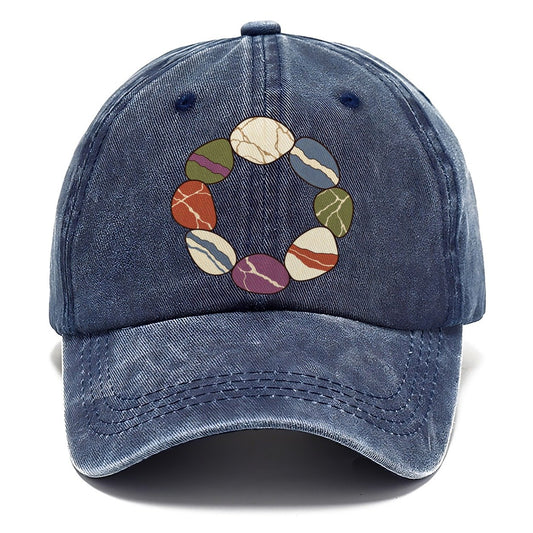 Tumbled Stone Colour Wheel Rocks And Minerals Classic Cap – Twilight Navy