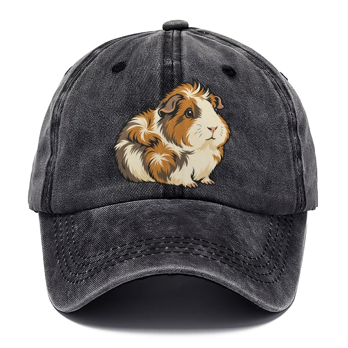 Guinea Pig Rosette Crown Small Pet Logos Classic Cap – Graphite