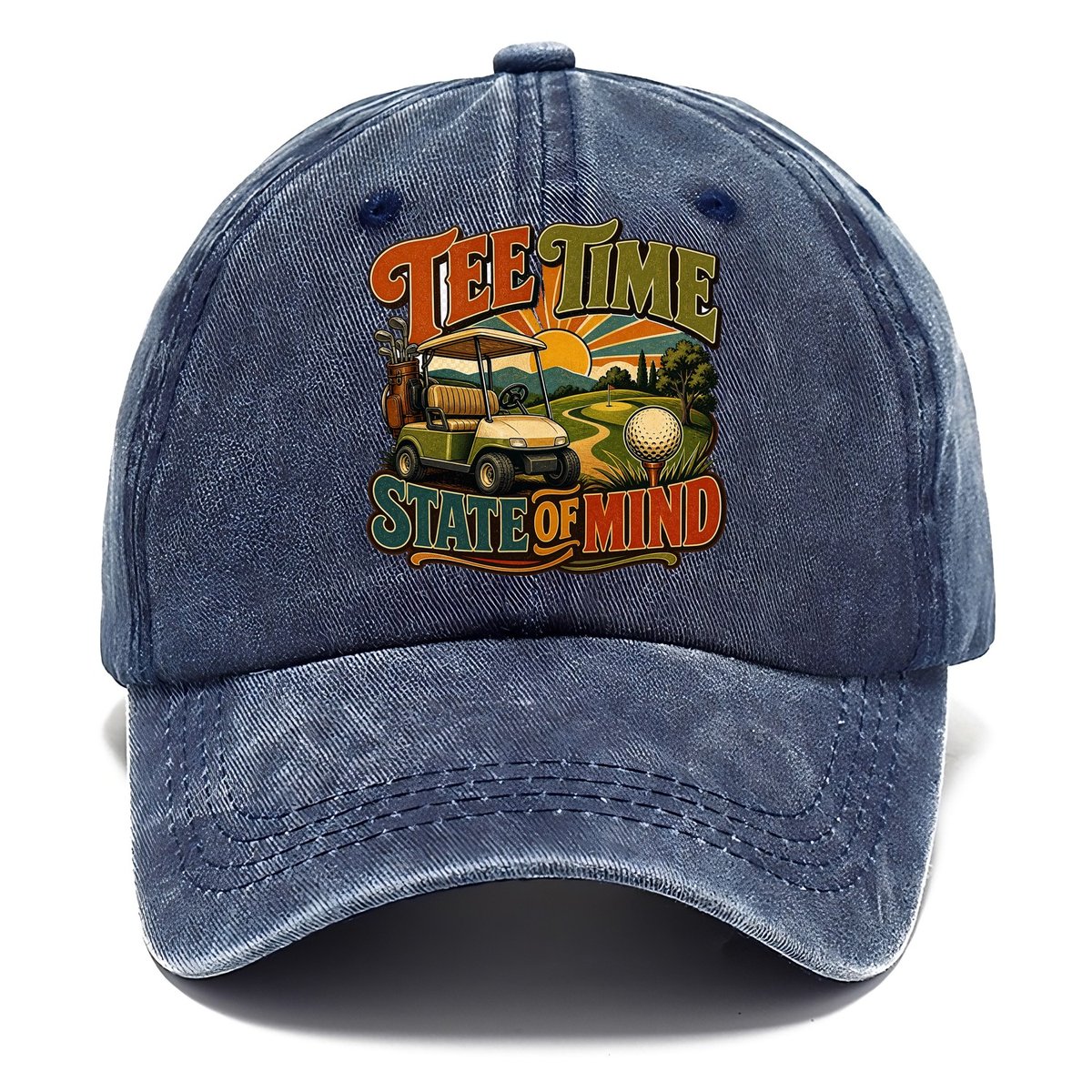 Tee Time State Of Mind Classic Cap – Twilight Navy