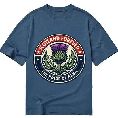 Highland Heritage Emblem 3c22fce65d34 1770440654247 Classic T-shirt – Twilight Navy