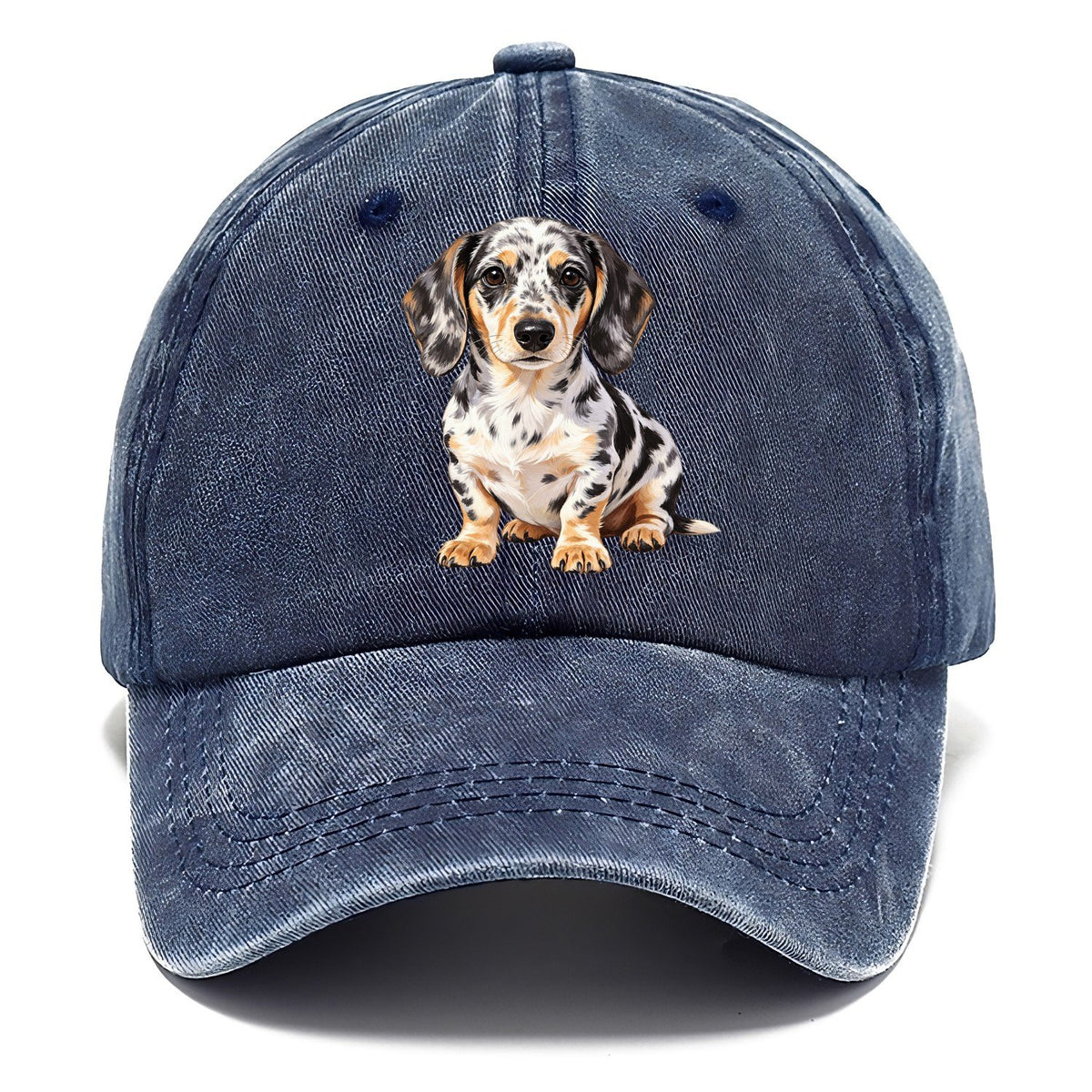 Dachshund Transparent Classic Cap – Twilight Navy