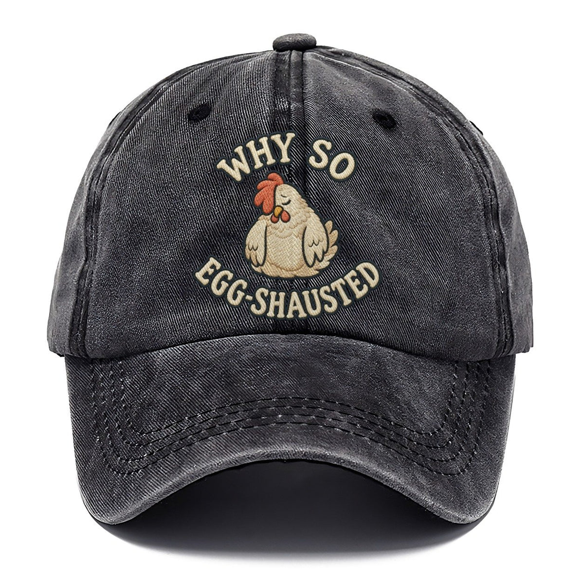Chicken Animal Puns Classic Cap – Graphite