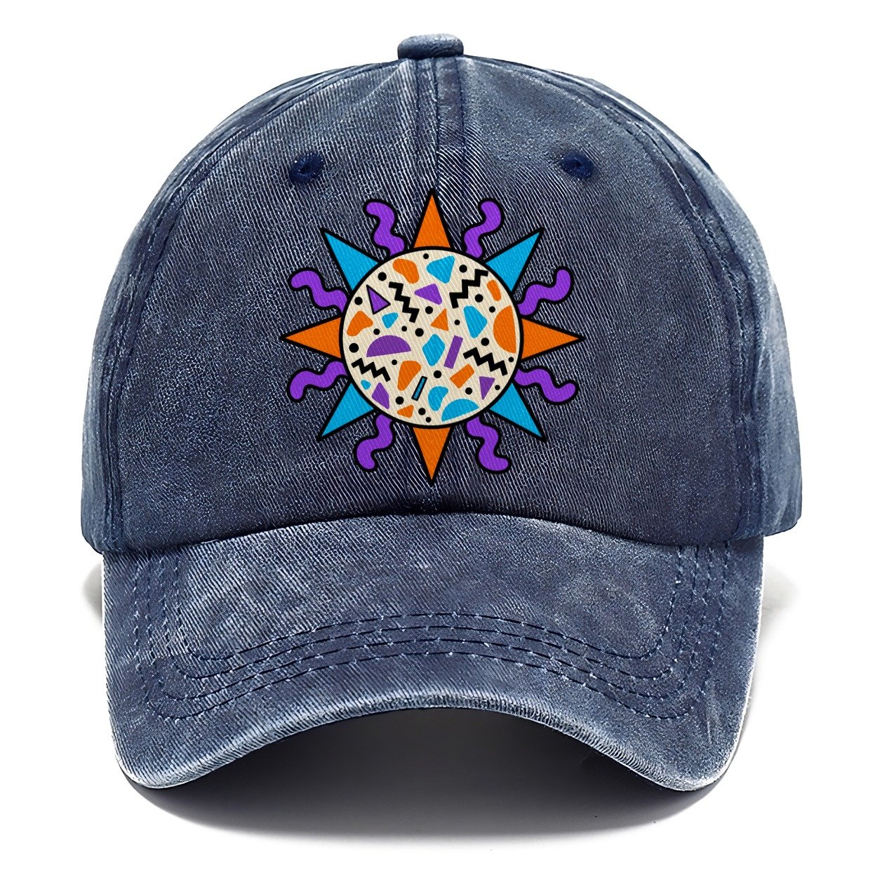 Terrazzo Sun Crazy Styles Classic Cap – Twilight Navy
