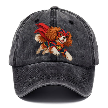 Superhero Cavalier Spaniel Classic Cap – Graphite