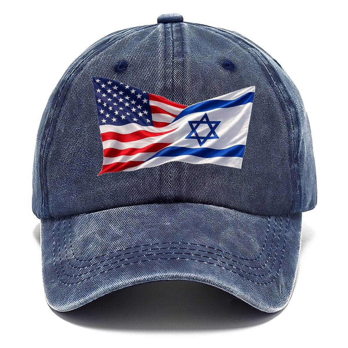 US Israel Waving Flags Alliance Classic Cap – Twilight Navy