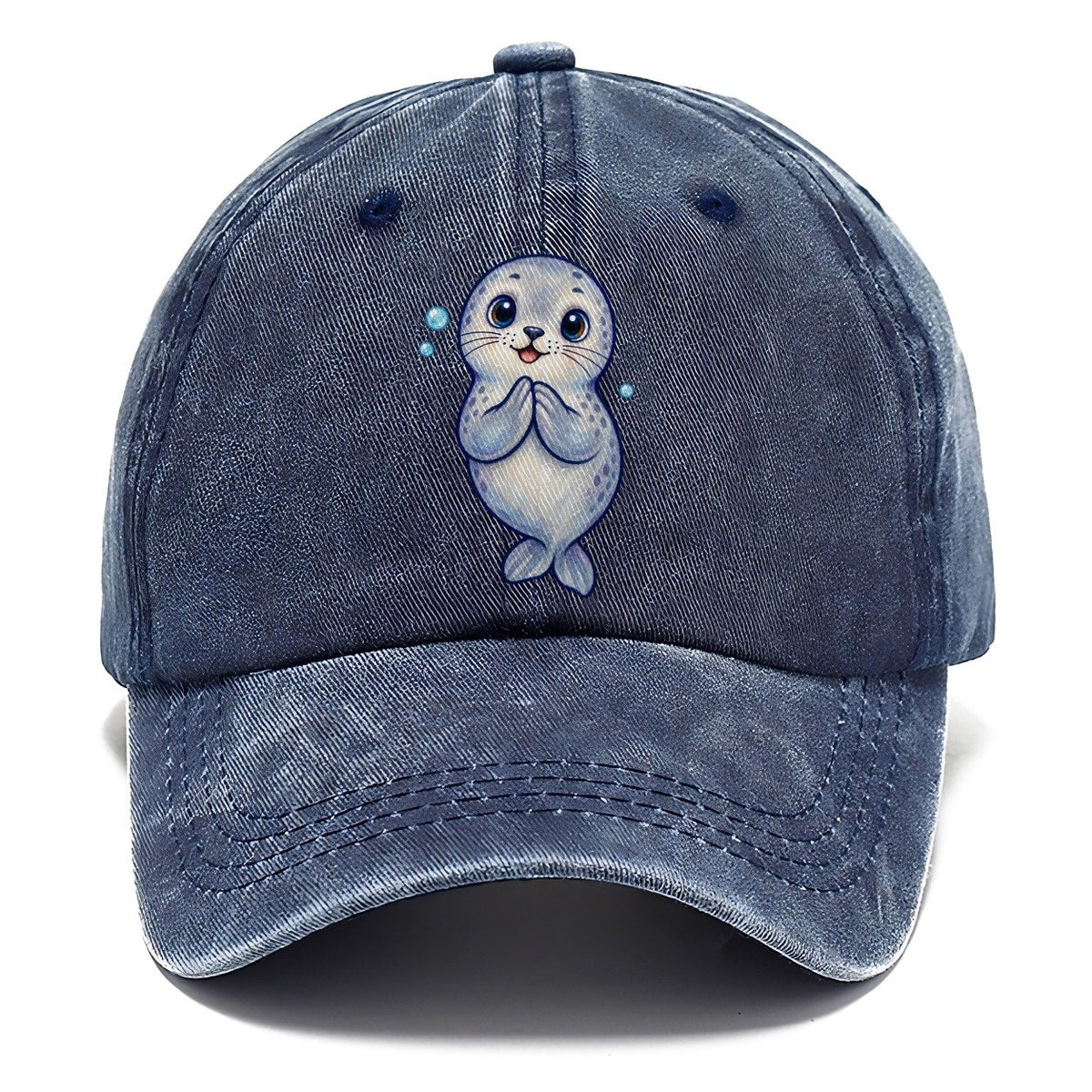 Seal Front Clap Sea Sprite Classic Cap – Twilight Navy