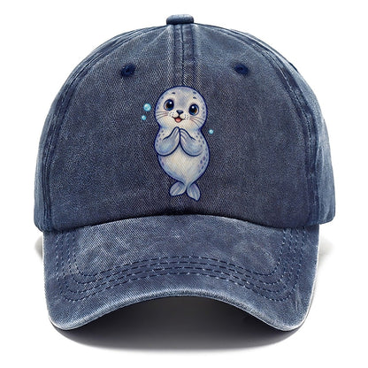 Seal Front Clap Sea Sprite Classic Cap – Twilight Navy