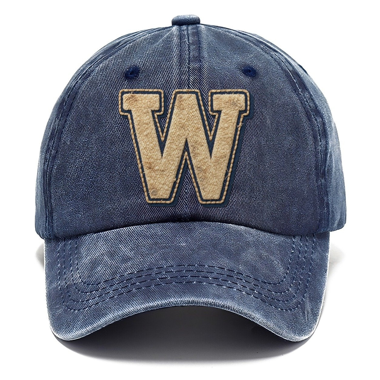 Varsity Chenille W Monogram Classic Cap – Twilight Navy