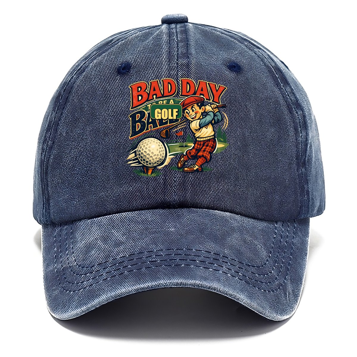 Bad Day To Be A Golf Ball Classic Cap – Twilight Navy