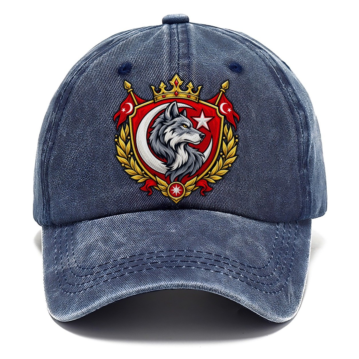 Turkey Heraldic Crest Country Logos Classic Cap – Twilight Navy
