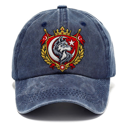 Turkey Heraldic Crest Country Logos Classic Cap – Twilight Navy
