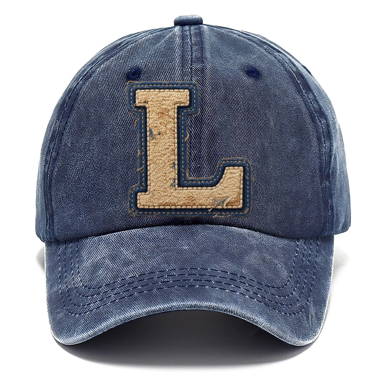 Varsity Chenille L Monogram Classic Cap – Twilight Navy