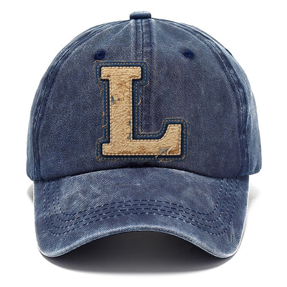 Varsity Chenille L Monogram Classic Cap – Twilight Navy